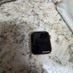 Apple Women's Watch with Black Face and Rose Gold Trim 1st gen 40mm